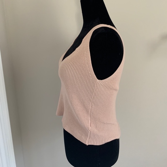 Pink Knitted Tank Top - Picture 2 of 2